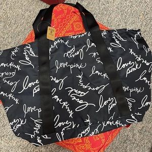 Pink Victoria Secret Tote NWT